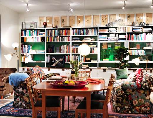 The homely interior at the Svenskt Tenn shop