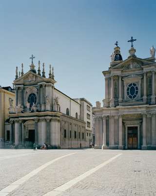 Twin churches of Santa Cristina and San Carlo Borromeo