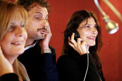 The Italian dubbing cast of ‘Grey’s Anatomy’, Barbara Castracane, Stefano Benassi and Giuppy Izzo