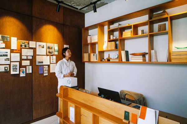 Bookshop on Stayfolio's ground floor