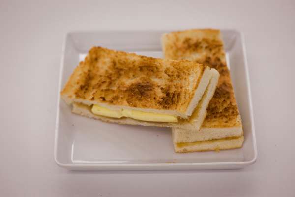 Traditional butter ‘kaya’ toast from Toast Box