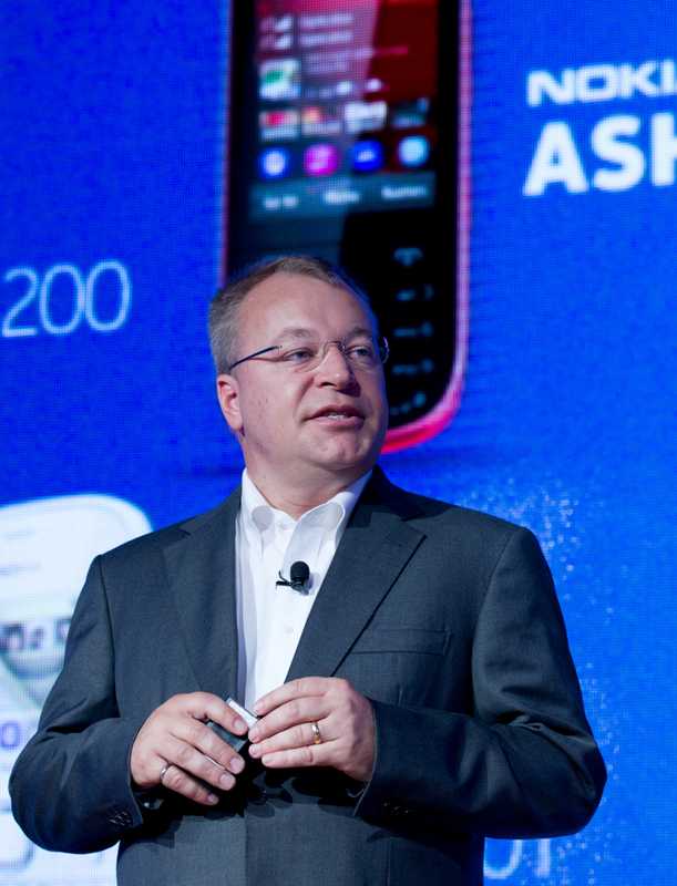 Nokia's chief executive Stephen Elop