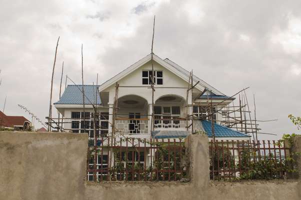 Construction is booming on the shores of Lake Kivu