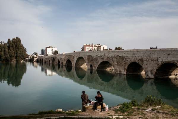Adana’s Taskopru Bridge across the Seyhan River