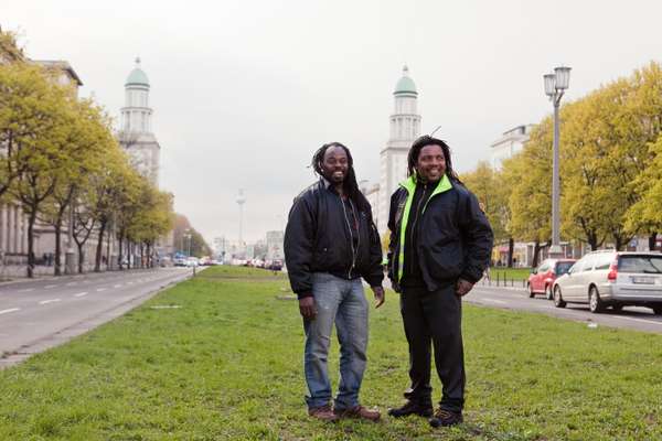 Mozambicans Zefanias Makamo and Augusto Chivindze