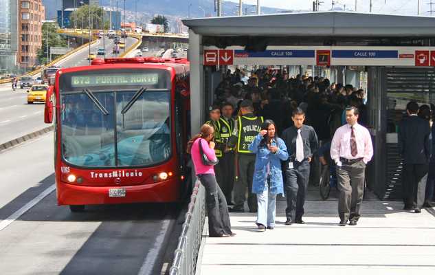Bogotá's low-emission bus system