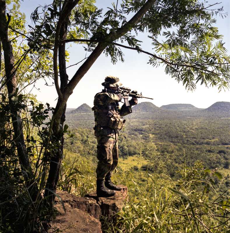 Thick jungle makes policing difficult