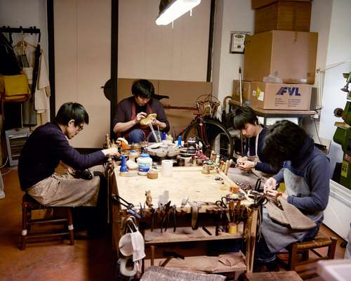 Some of Fukaya’s pupils; (from left to right) Wataru Shimamoto, Katsumi Sakuma and Takahori Uchiyama