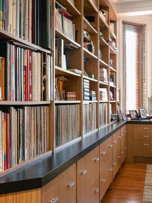 Bookcases in the Nulmans' office