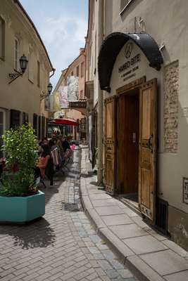 Side street in the capital’s old town