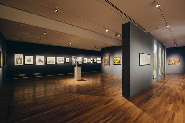 Works are displayed in chronological order