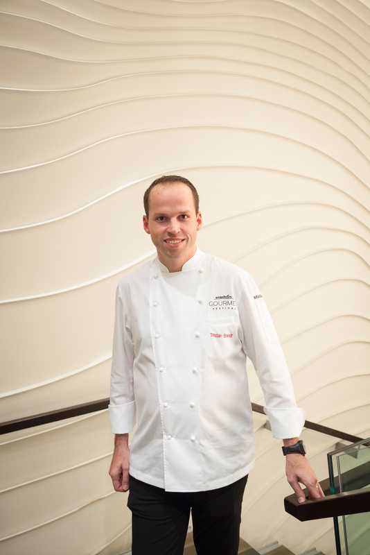 Tristan Brandt, chef and head of gastronomy at Engelhorn