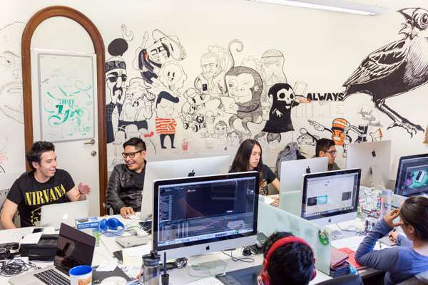 Motion graphic designers at the agency