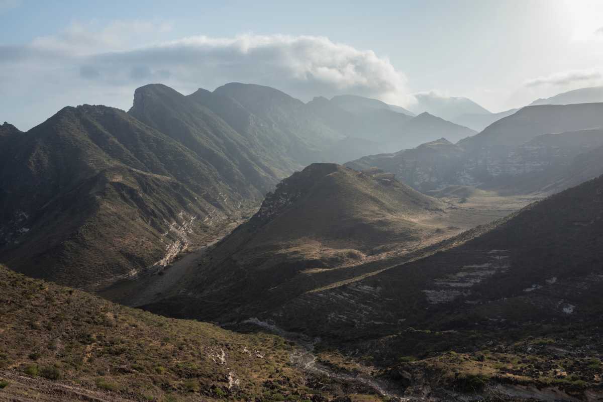 The Dhofar Mountains make for a stunning backdrop