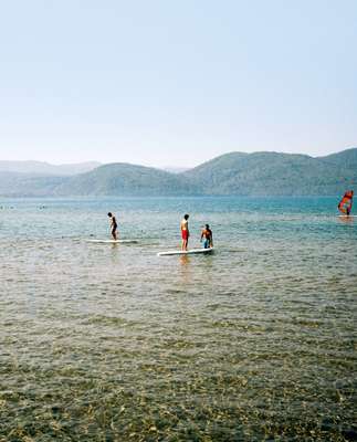 Akyaka has become a bolthole for kitesurfers