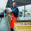 Fisherman Carl August Arge sells his weighty catch in Tórshavn harbour
