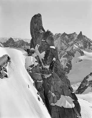  A granite obelisk; nature is a sculptor