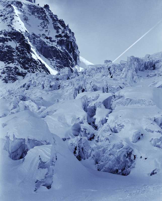 Making a stand: Glacier du Géant 