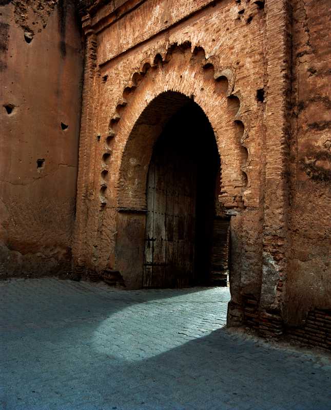 Sunlight through a medina  gate in Taroudant