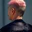 Chai: “It’s shaved on the side and I leave some volume on top. The pink’s a thing for people who want emphasis.”