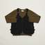 ‘Takibi’ vest worn over flexible insulated pullover