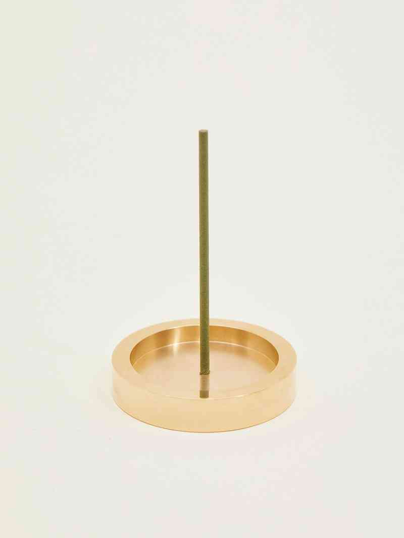 Brass incense plate