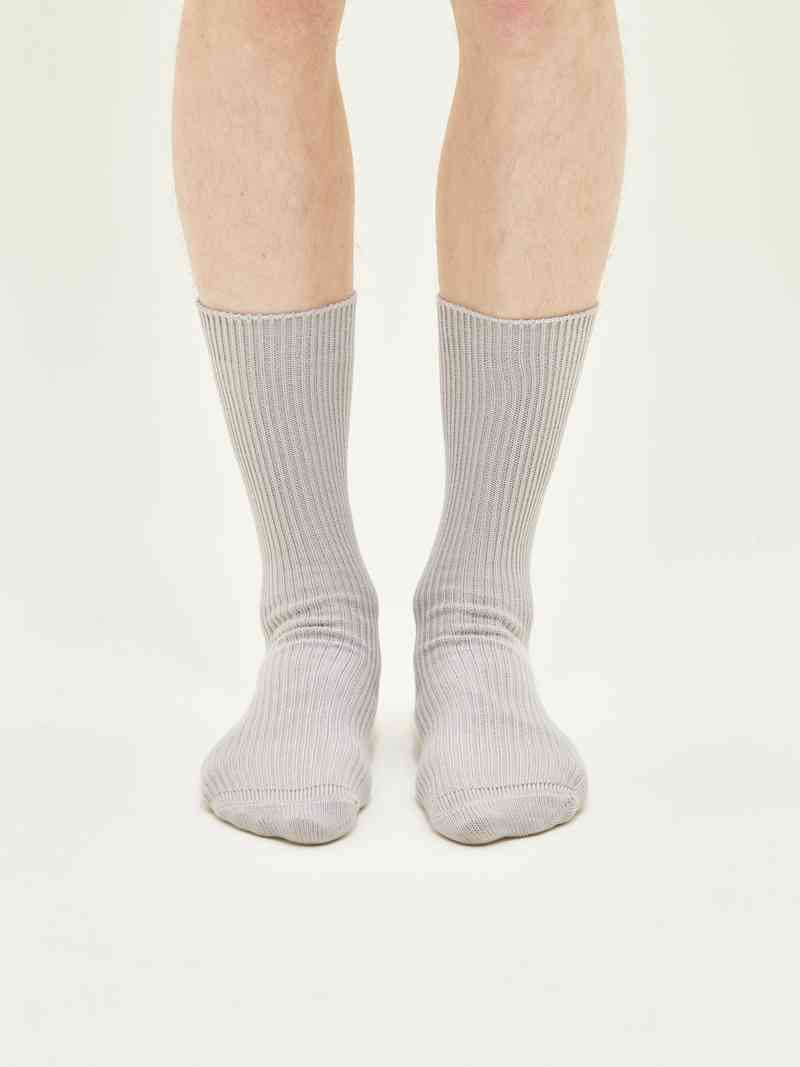 Egyptian cotton ribbed socks