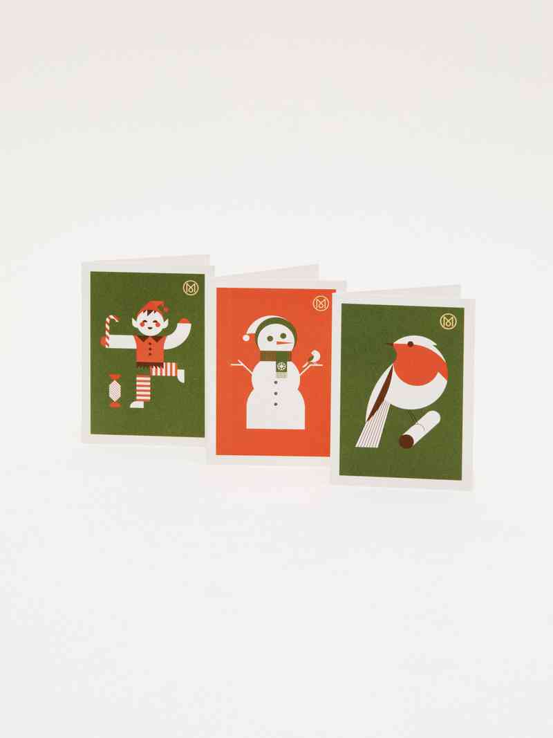 Christmas cards - set of three