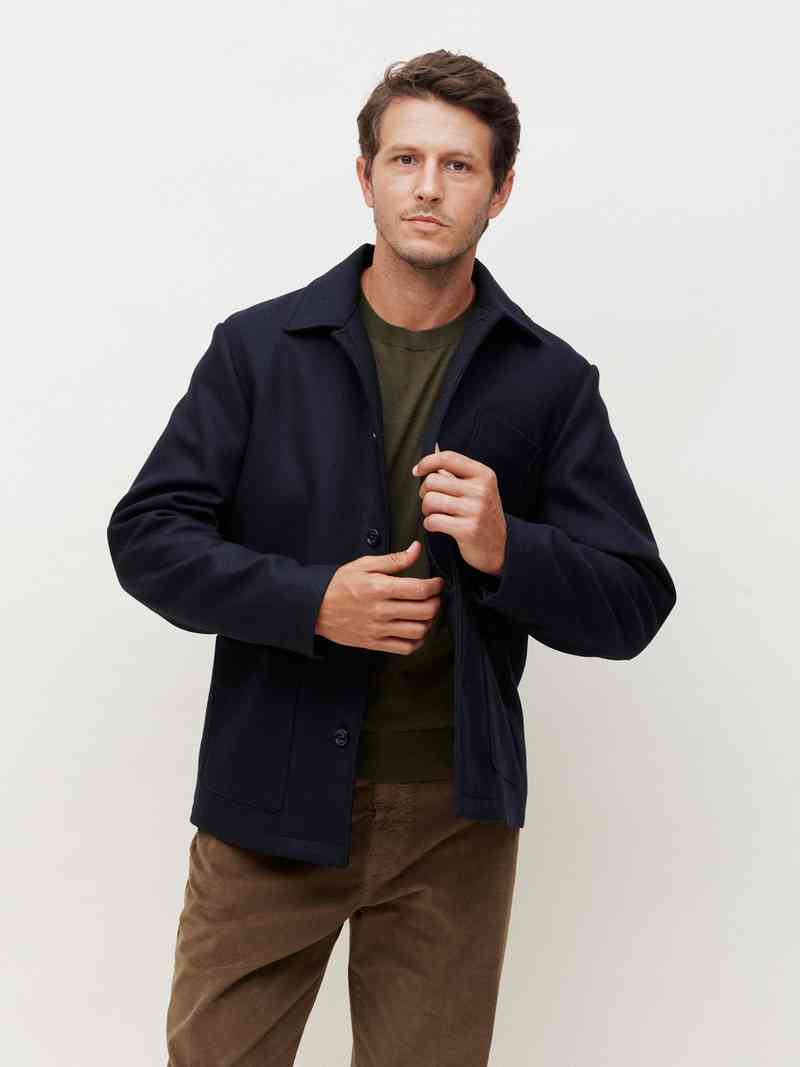 Wool chore jacket