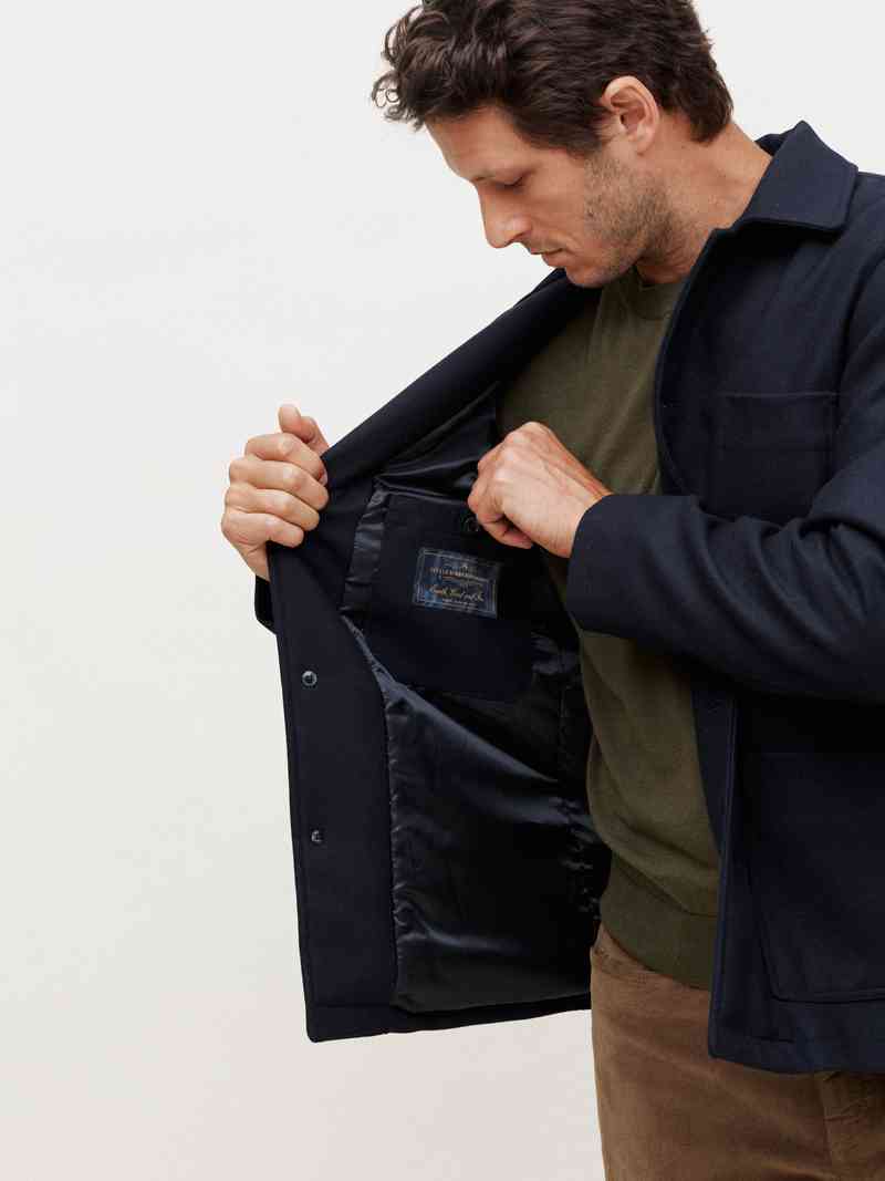 Wool chore jacket