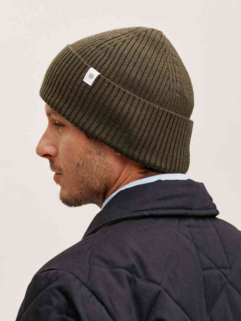 Merino wool beanie