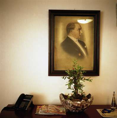 Ataturk portrait in Noel Micaleff’s office