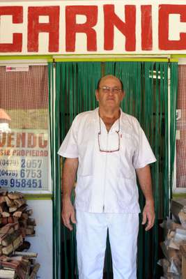 Juan Izaguirre, butcher 