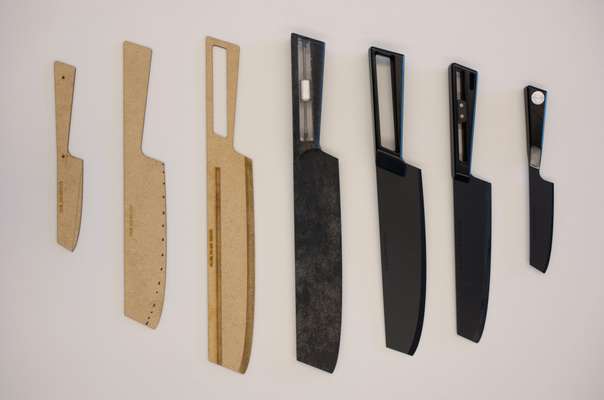 Knife prototypes by master’s student Olivier Tache