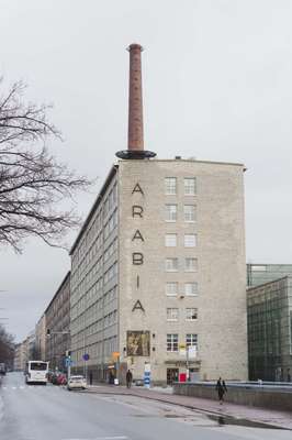 Arabianranta, a campus for Aalto University complete with a library, cafés and shops