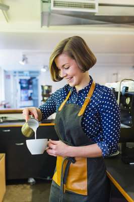 Sandra Halme at Kaffa Roastery