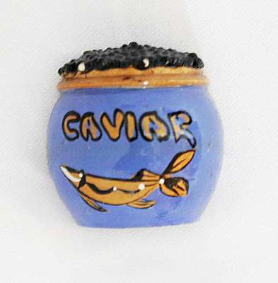 **9** Caviar fridge magnet