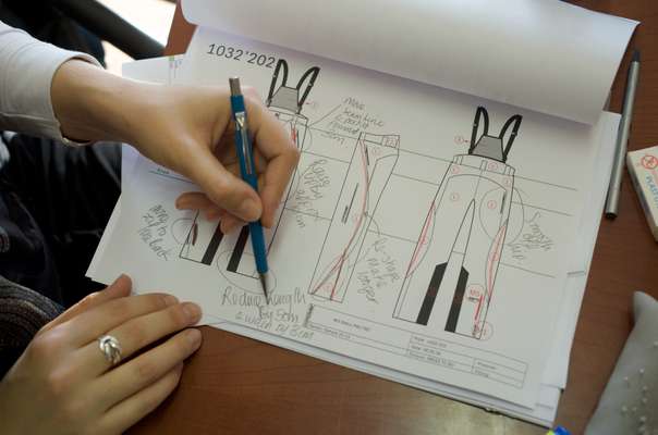 Designs for ski trousers  
