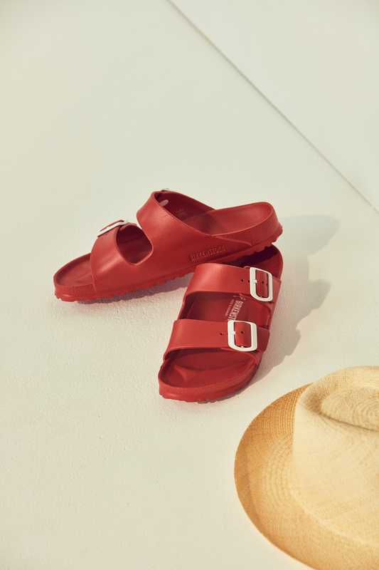 Sandals by Birkenstock, hat by Mühlbauer