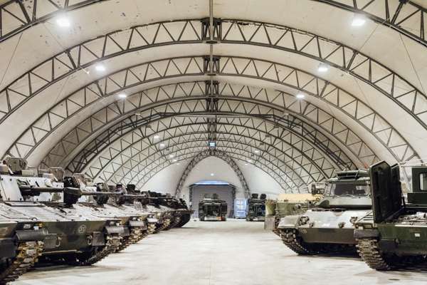 Tanks at Tapa army base; not a place to be double-parked