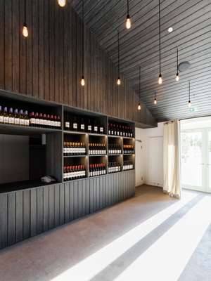 Bar in the redesigned farmhouse