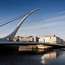 Samuel Beckett Bridge, designed by Santiago Calatrava
