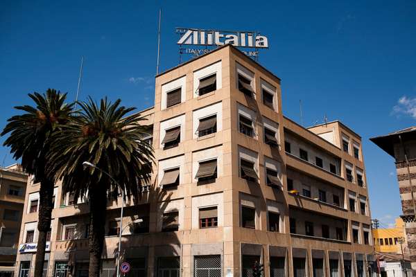 Buildings built by the Italians in Asmara