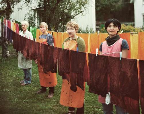 Textile pupils at Capellagården