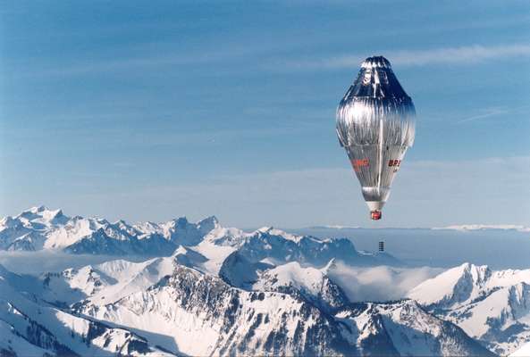The Orbiter 3 hot-air balloon