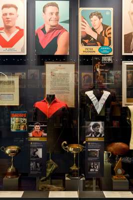 Memorabilia at the National Sports Museum at the MCG