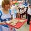 Food producers from every region of Japan hand out samples