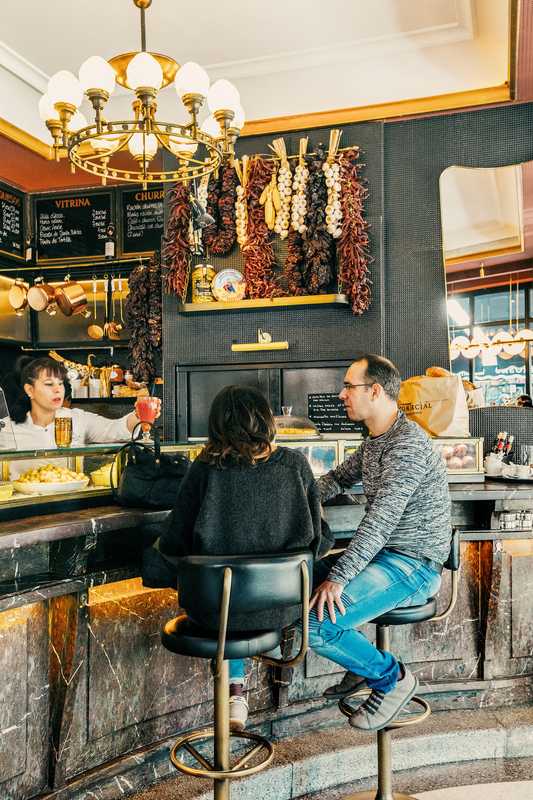 Café Comercial’s marble bar is a magnet for friendly catch-ups