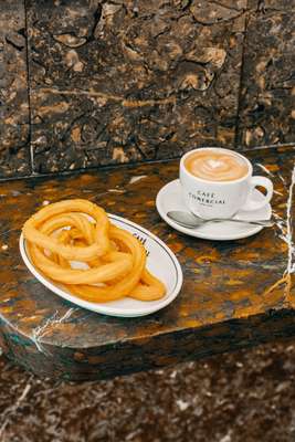 ‘Café con leche’ and churros