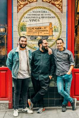 Casa Macareno’s owners (from left) Sergio Ochoa, Julián Lara and Pepe Roch